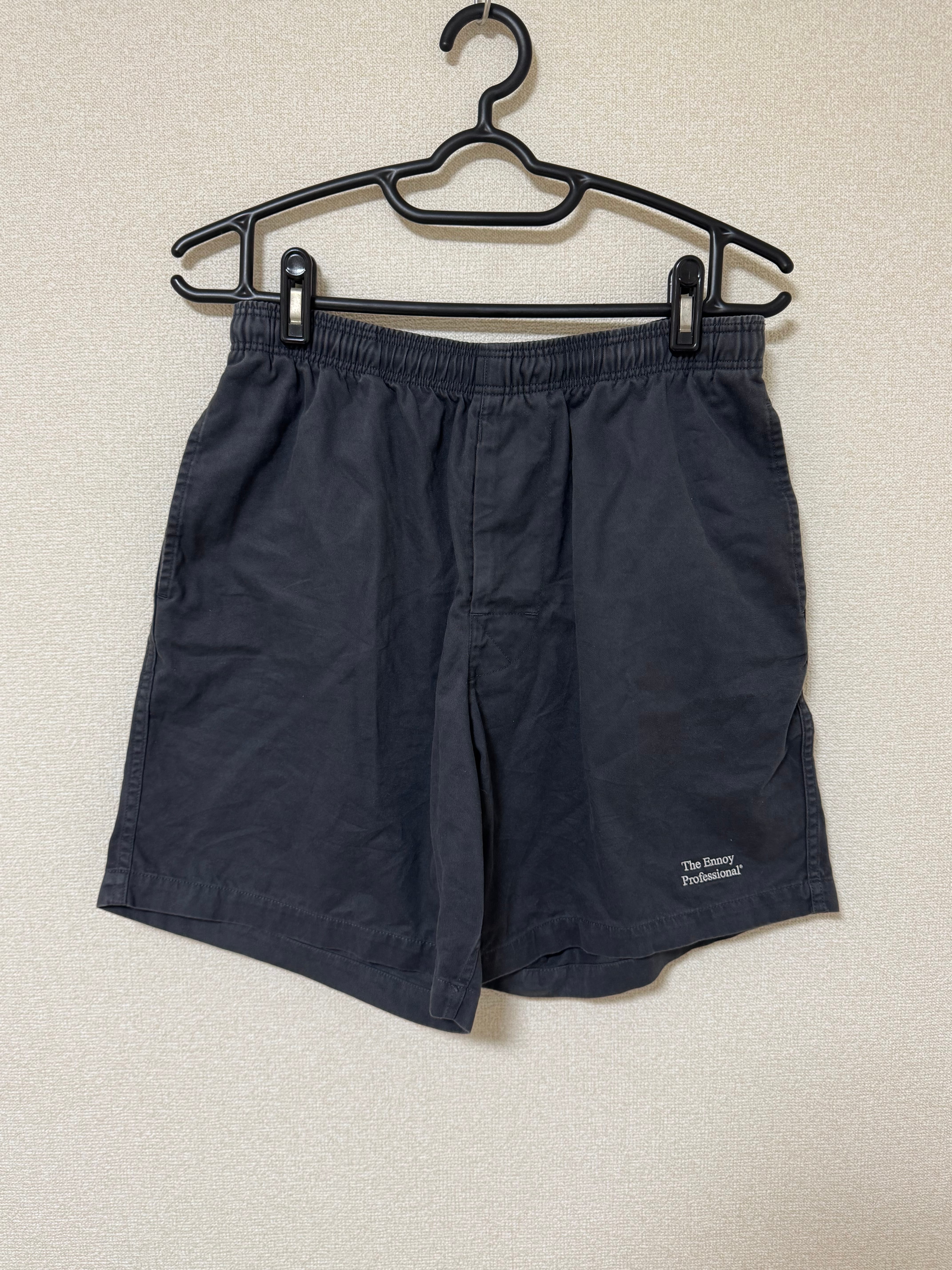 ENNOY 22SS Cotton Easy Short Pant "Navy" SS22BRENPT01LV