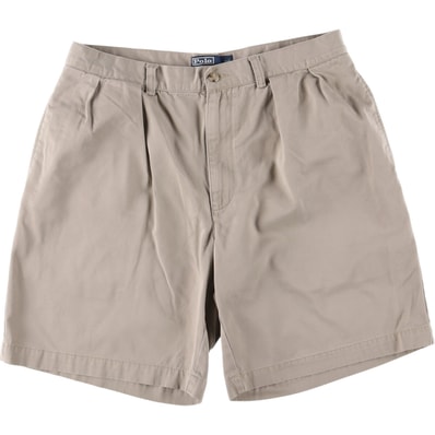 古着 ラルフローレン Ralph Lauren POLO by Ralph Lauren TYLER SHORT ツータック チノショーツ ショートパンツ メンズw34相当/eaa573926
