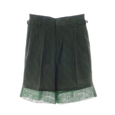 【中古】トーガ TOGA キュプラ ペイズリー ショートパンツ グリーン【サイズXS】【レディース】