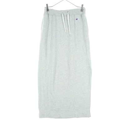 Champion チャンピオン ワンポイントロゴ ロング丈 タイトスカート M グレー