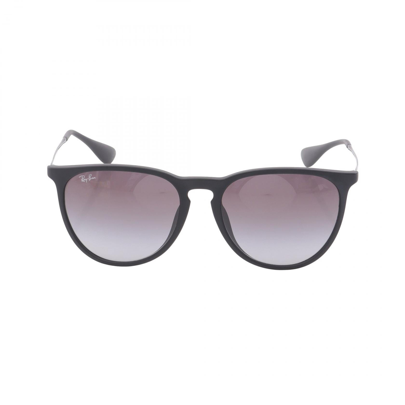 レイバン Ray-Ban ERIKA サングラス 衣料品 ラバー メタル メンズ レディース ブラック系 RB4171F 【中古】