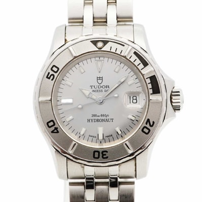 【6wdd0298】チュードル ハイドロノート 99090 シルバー文字盤【中古】腕時計 レディース