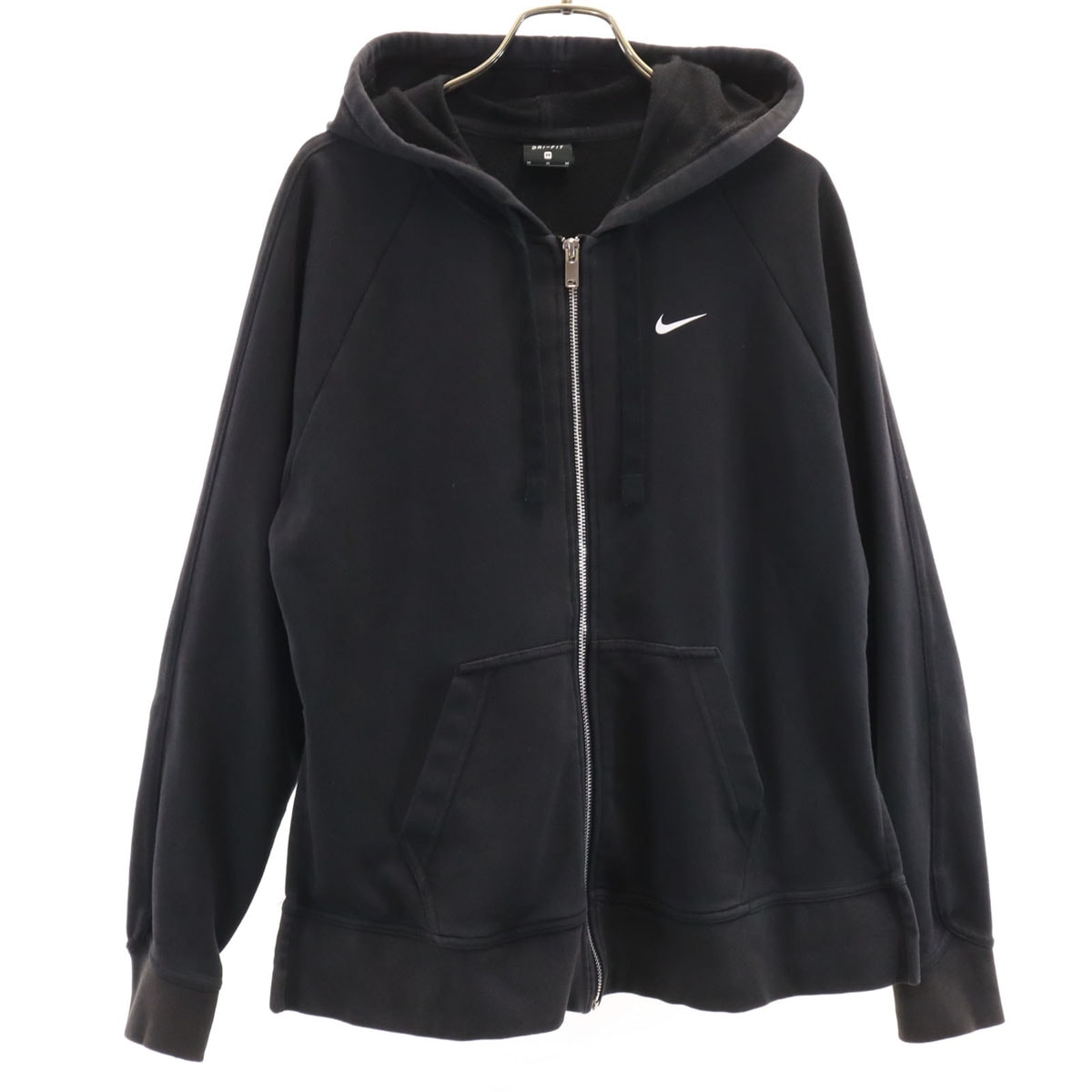 NIKE ナイキ 長袖 スウェット ジップパーカー M ブラック