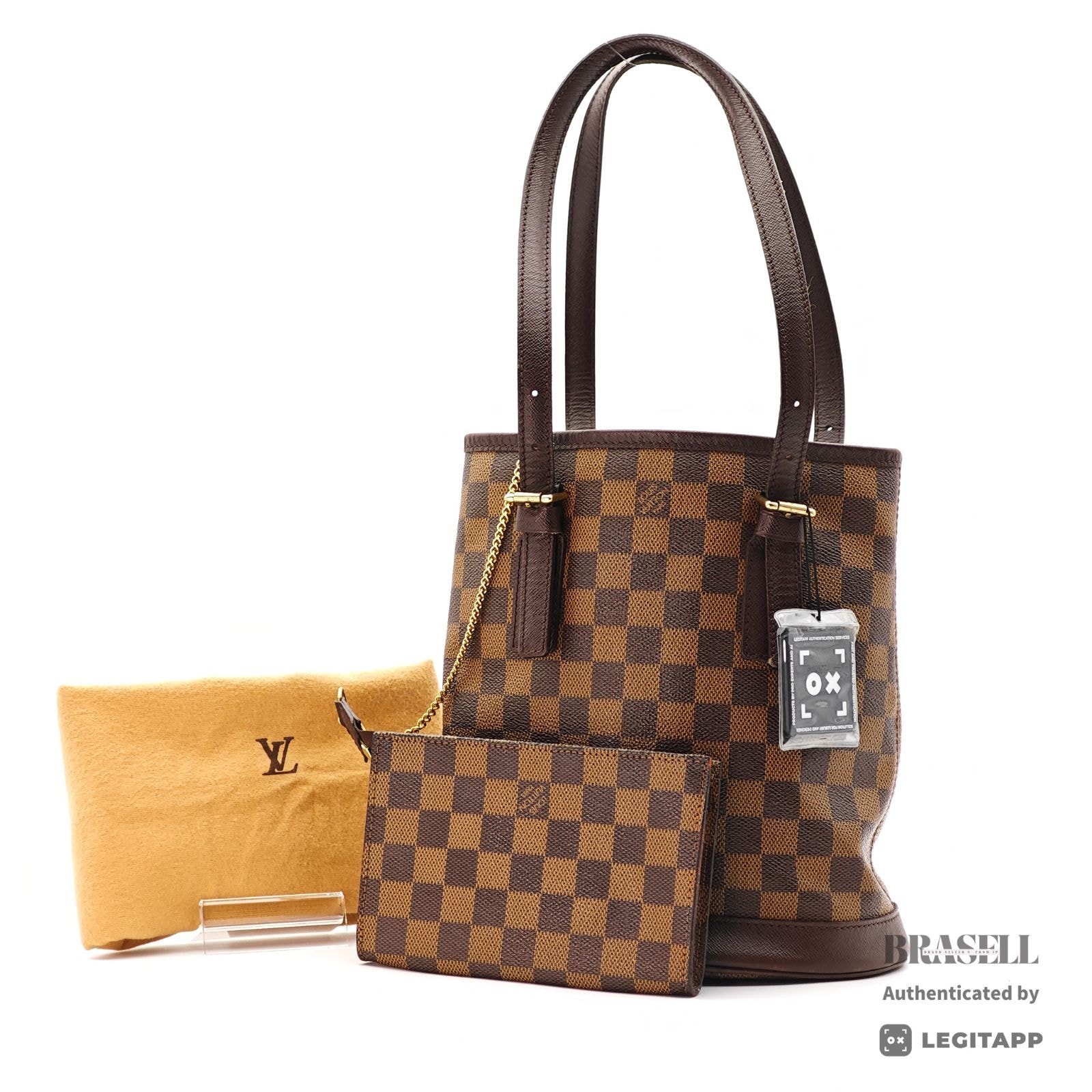 LOUIS VUITTON ルイ・ヴィトン ダミエ マレ ダミエ ダミエ マレ N42240 AR0948 トートバッグ Damier Ebene Leather Brown レディース