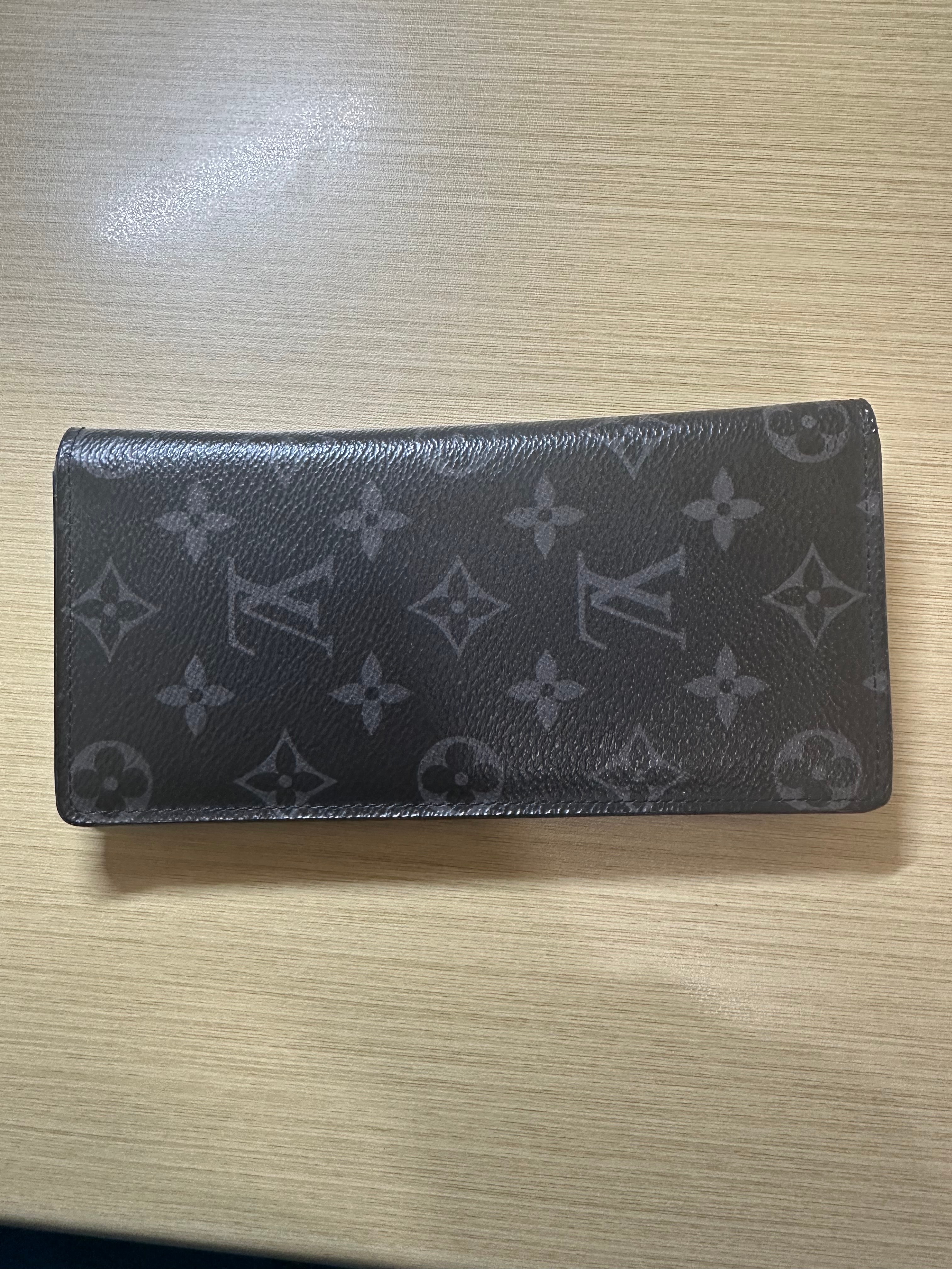 Louis Vuitton Brazza Wallet Monogram Eclipse