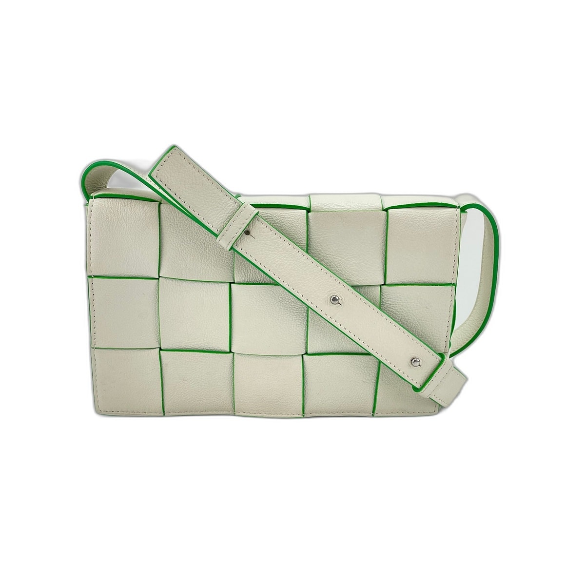 ボッテガヴェネタ BOTTEGAVENETA カセット ショルダーバッグ レザー【中古】