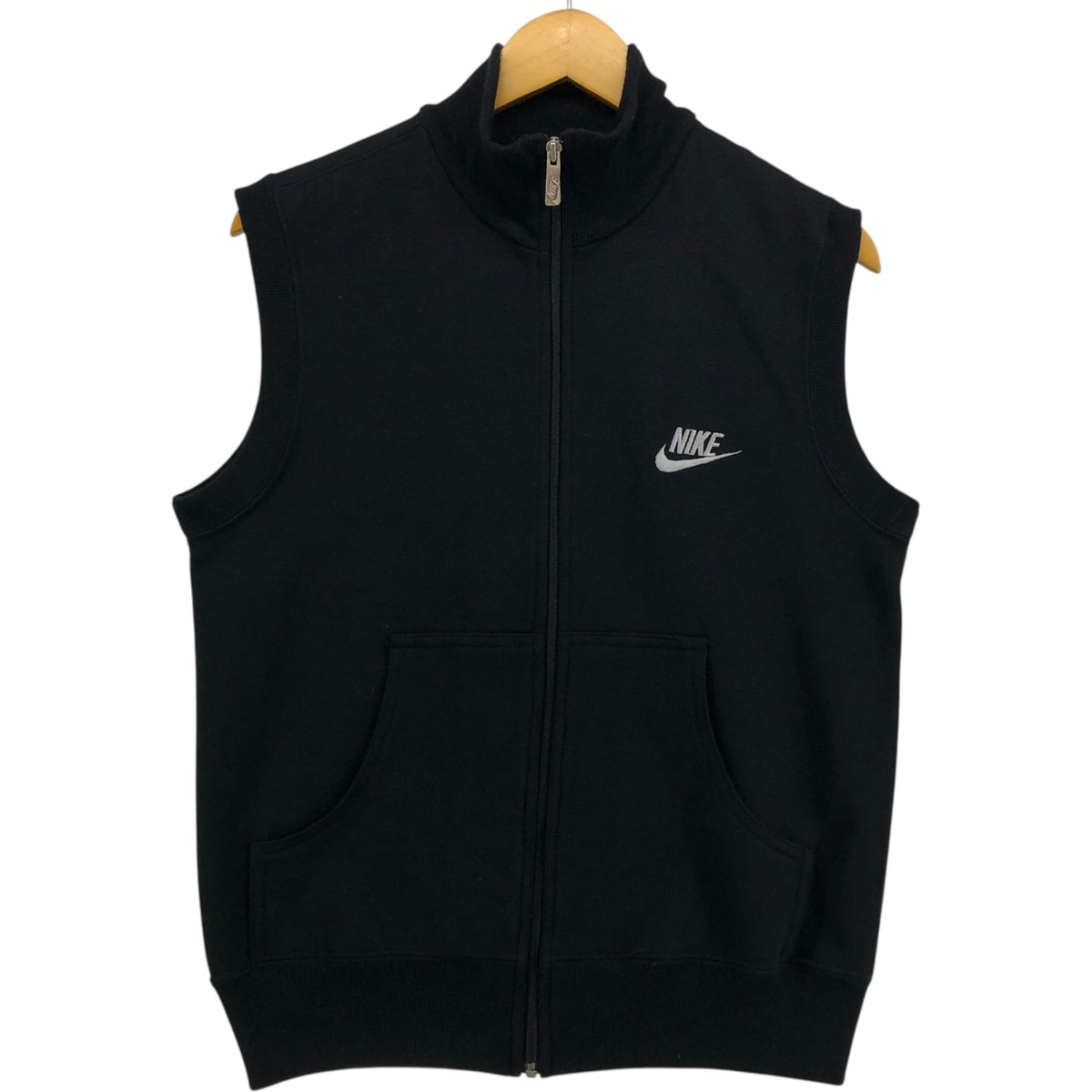 古着 80年代 ナイキ NIKE 紺タグ ハイネック スウェットベスト メンズS相当 ヴィンテージ/eaa571821