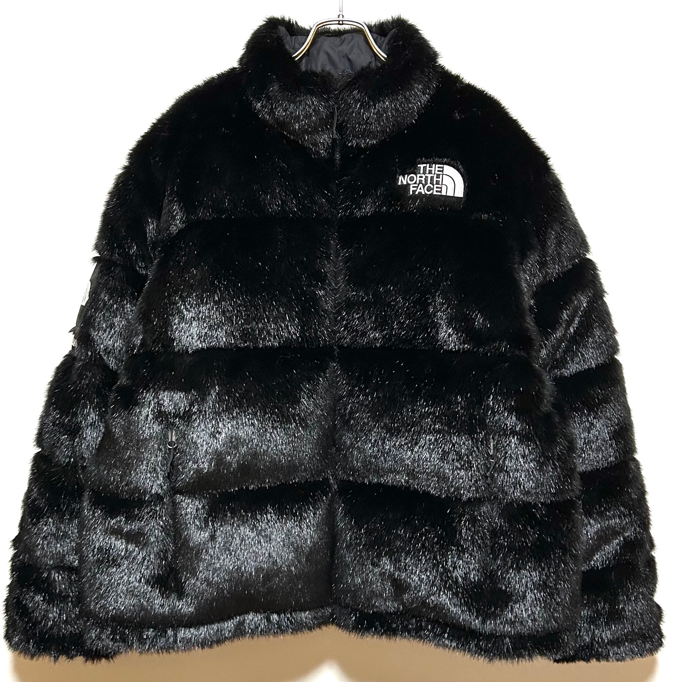 Supreme x The North Face Faux Fur Nuptse Jacket "Black"