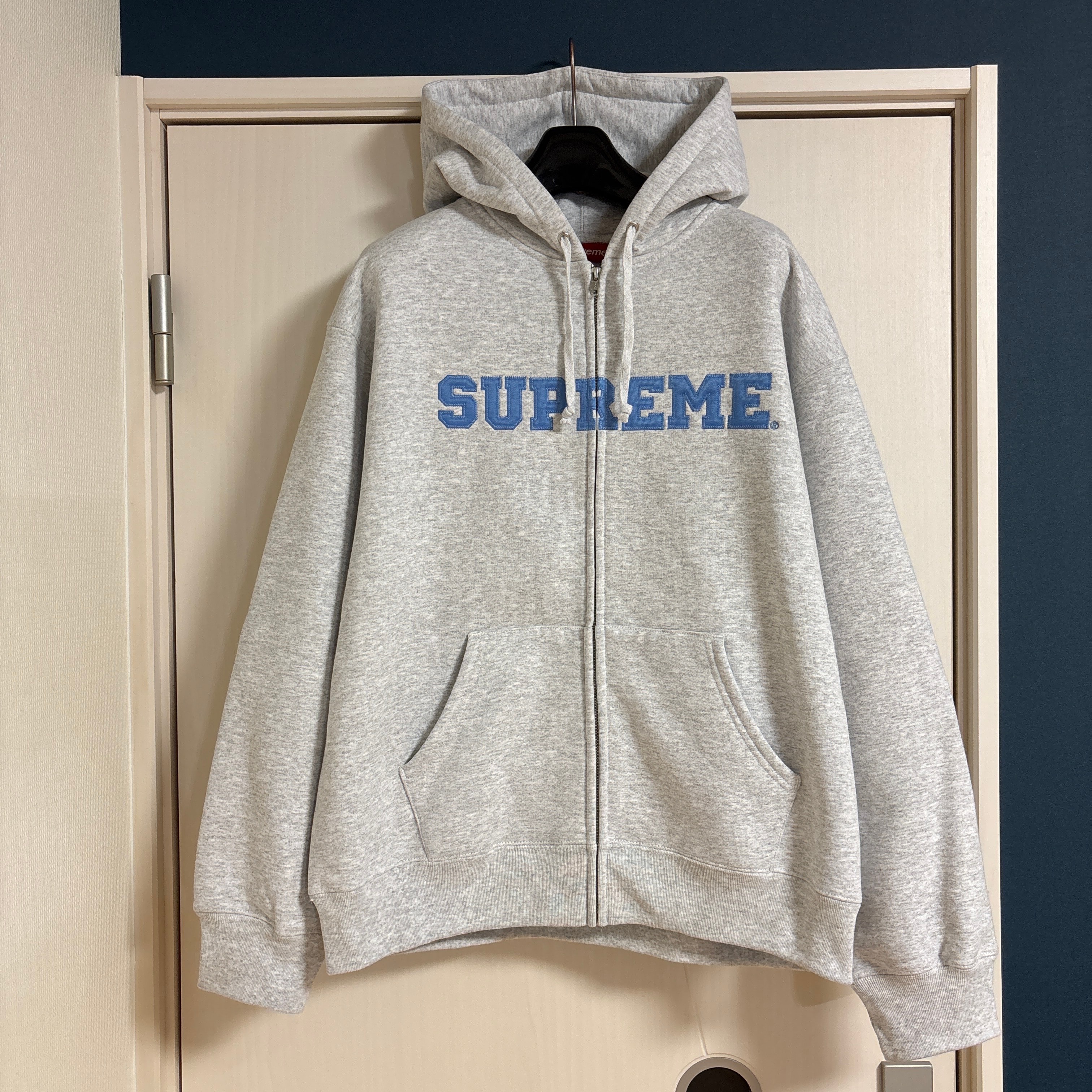 Supreme Collegiate Applique Zip Up Hooded Sweatshirt 