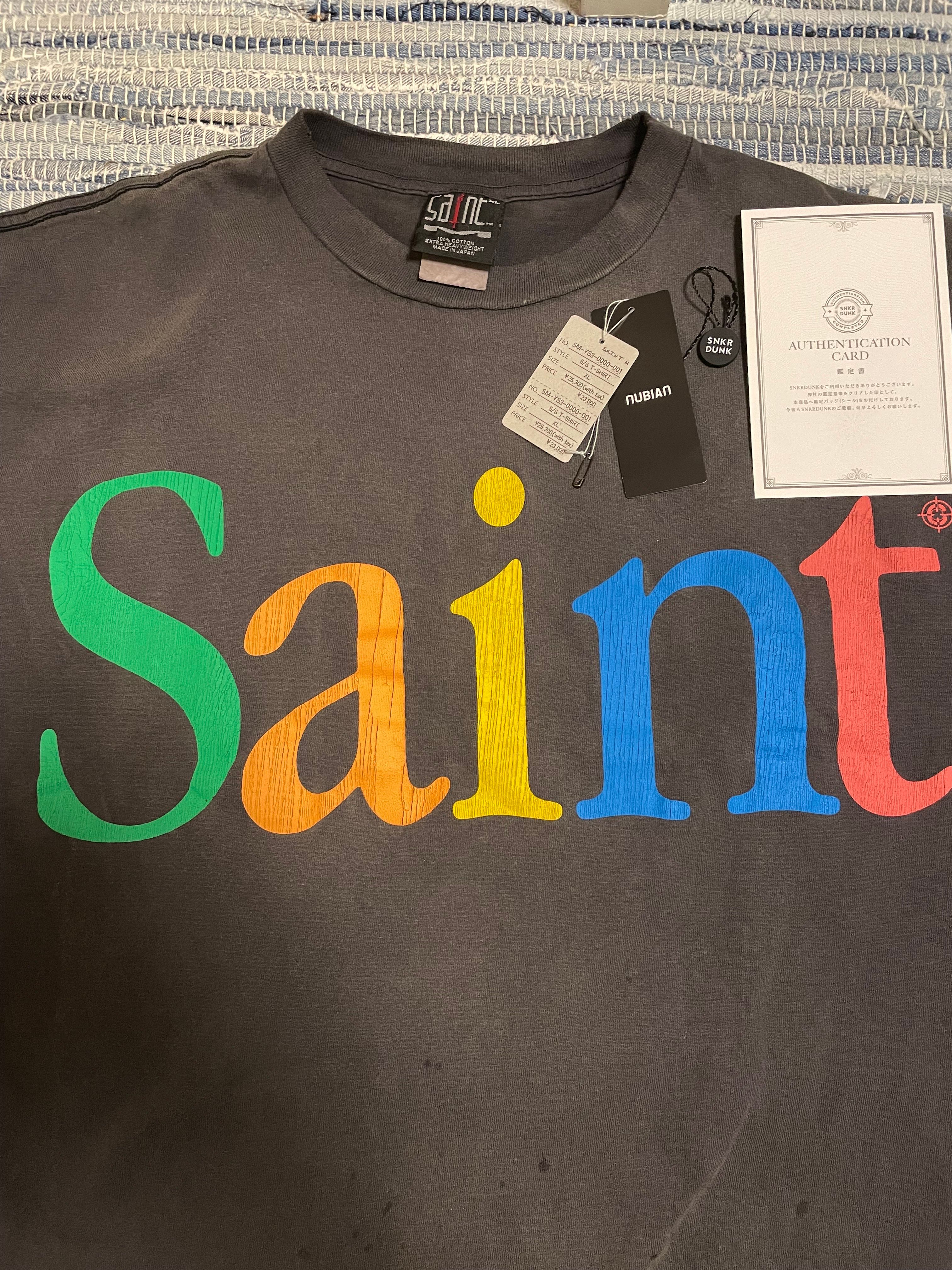SAINT Mxxxxxx 24SS Coloful Saint SS Tee "Black"