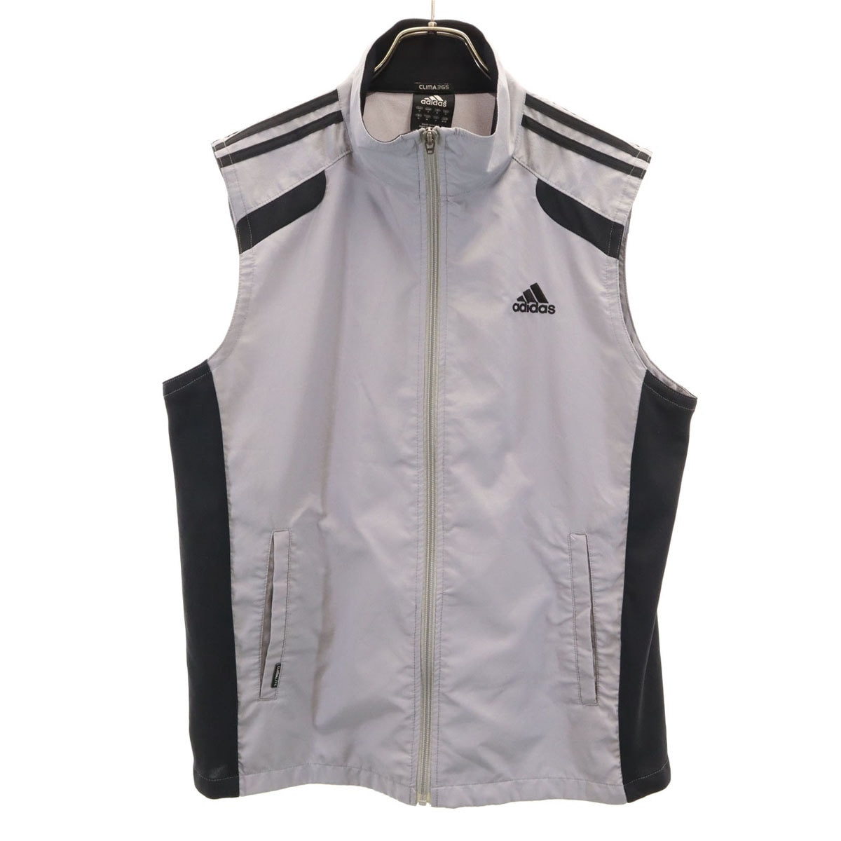 adidas アディダス トレーニング ジップ ベスト O グレー系
