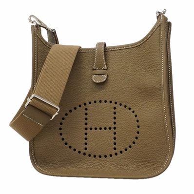 【6hf6347】エルメス ショルダーバッグ エヴリン23 トリヨンクレマンス エトワール シルバー金具 G刻印【中古】レディース