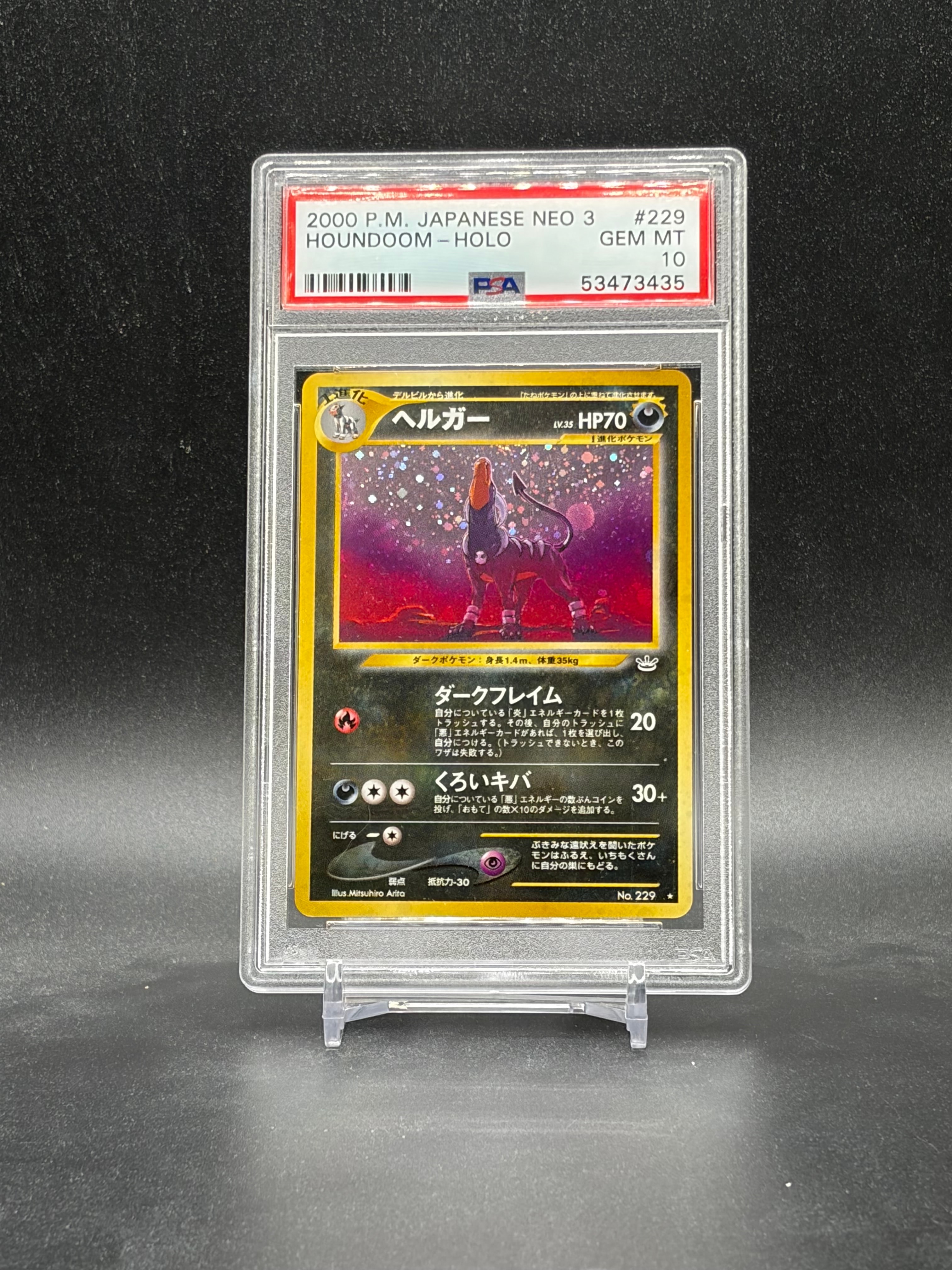 ヘルガー ★ : 旧裏 [neo3 No.229](ポケモンカード★neo 拡張パック「めざめる伝説」)