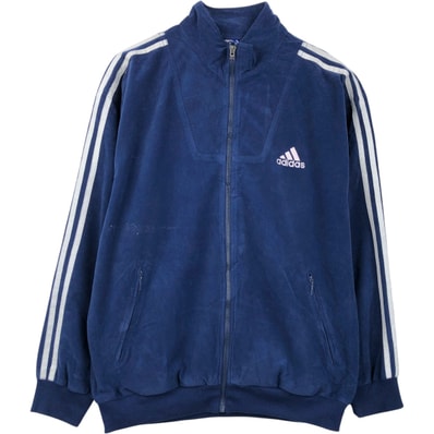 古着 90年代 アディダス adidas ベロアジャージ トラックジャケット メンズL相当 ヴィンテージ/eaa654667