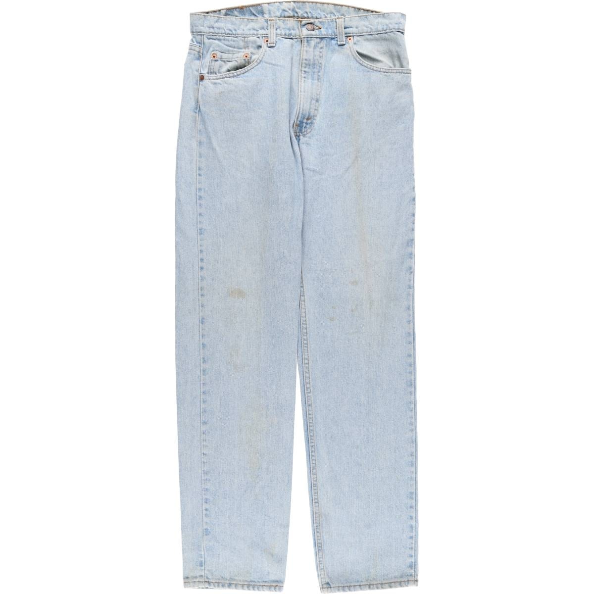 古着 90年代 リーバイス Levi's 505 REGULAR FIT STRAIGHT LEG テーパードデニムパンツ USA製 メンズw33相当 ヴィンテージ/eaa566626