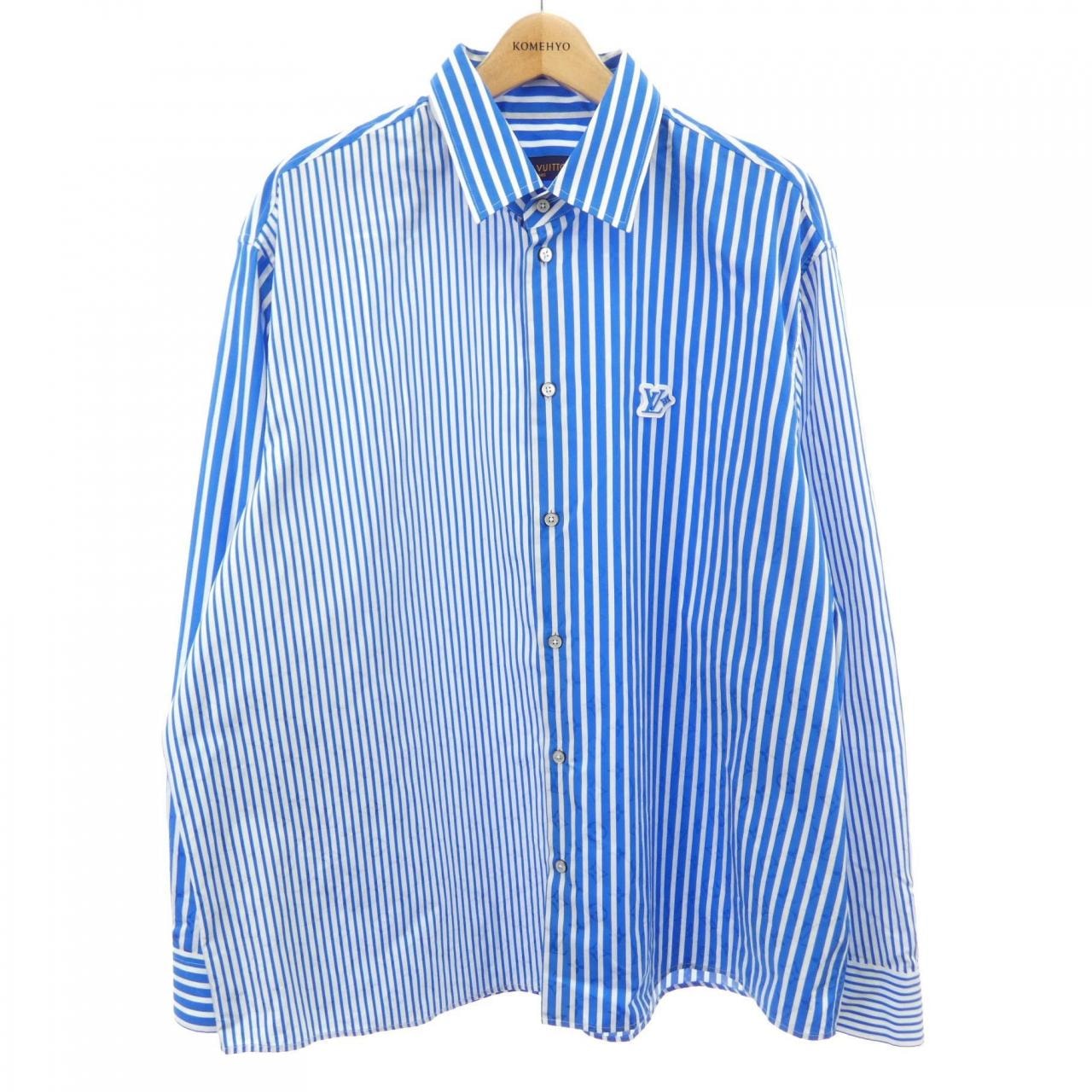 ルイヴィトン LOUIS VUITTON モノグラムパッチワークストライプシャツ HTS26WUVD シャツ