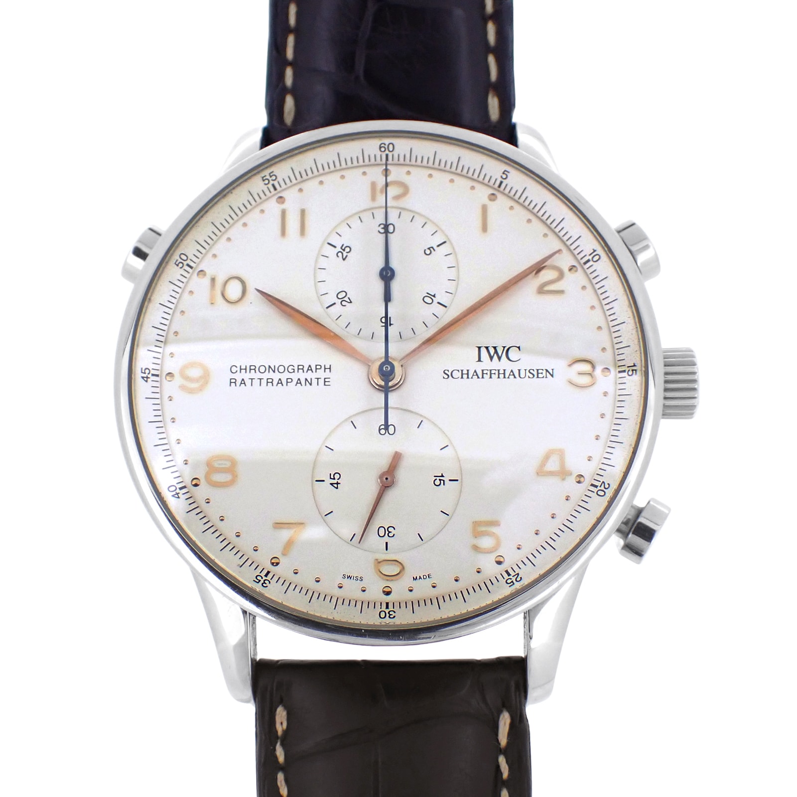 IWC IWC  ポルトギーゼ クロノグラフ ラトラパンテ  IW371202  メンズ 腕時計