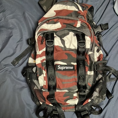 Supreme Backpack (26SS) "Red Camo"