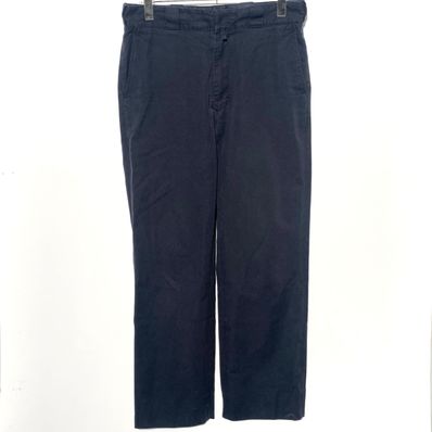 COMOLI Post Work Twill Pants "Black"