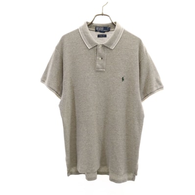 Polo by Ralph Lauren ポロバイラルフローレン 半袖 ポロシャツ L グレー