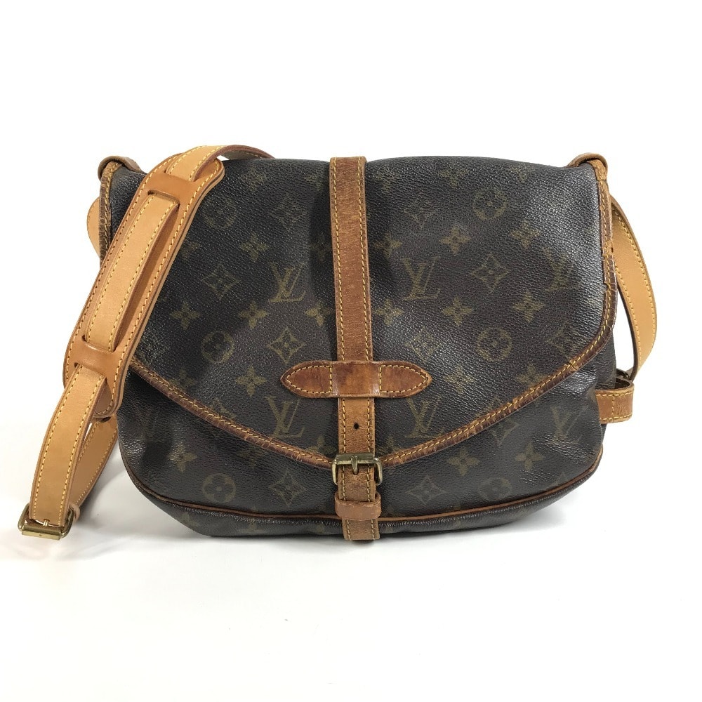 ルイヴィトン LOUIS VUITTON ソミュール30 ソミュール30 M42256 モノグラム フラップ カバン バック 斜め掛けバック ショルダーバッグ モノグラムキャンバス ブラウン