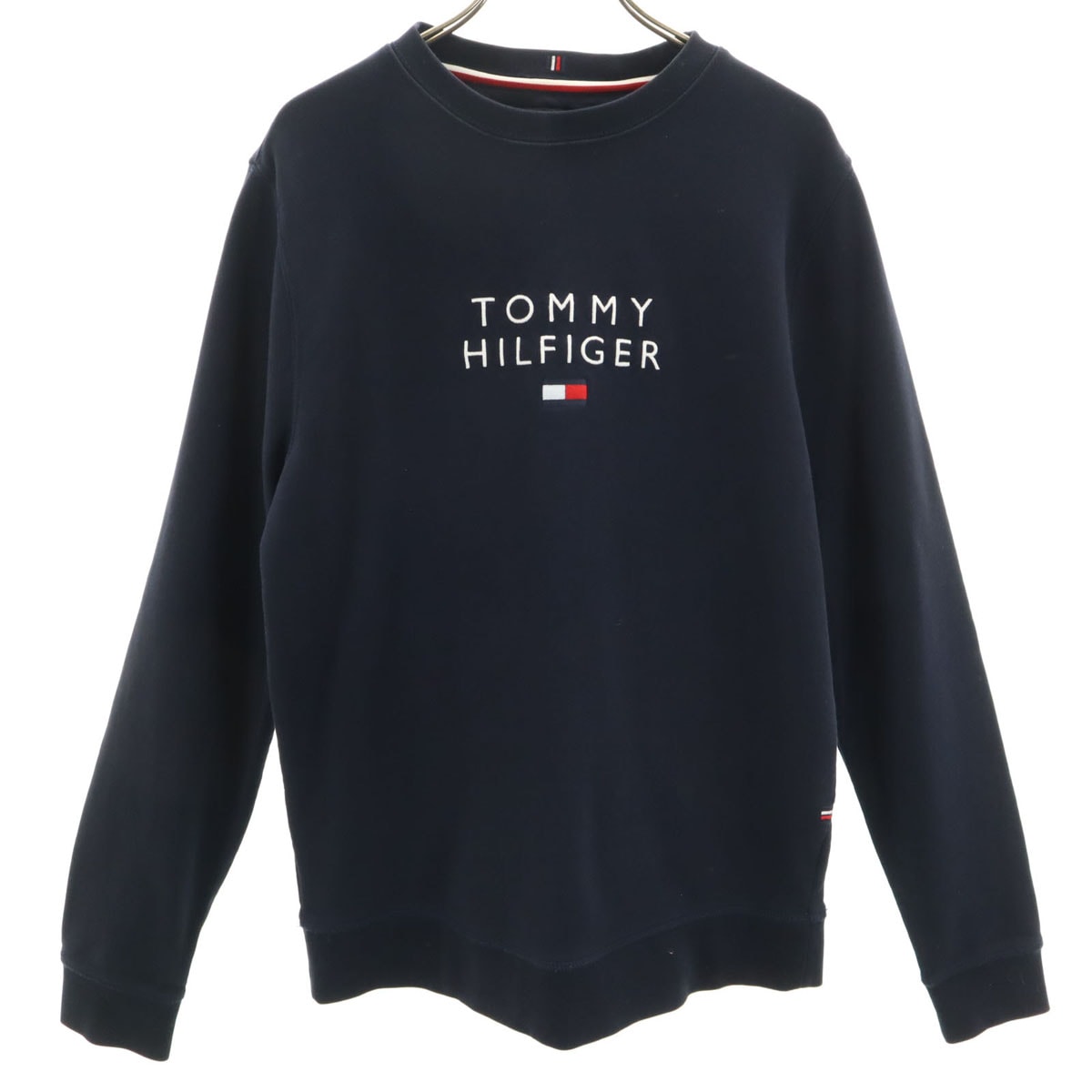 TOMMY HILFIGER トミーヒルフィガー 長袖 スウェット S ネイビー トレーナ