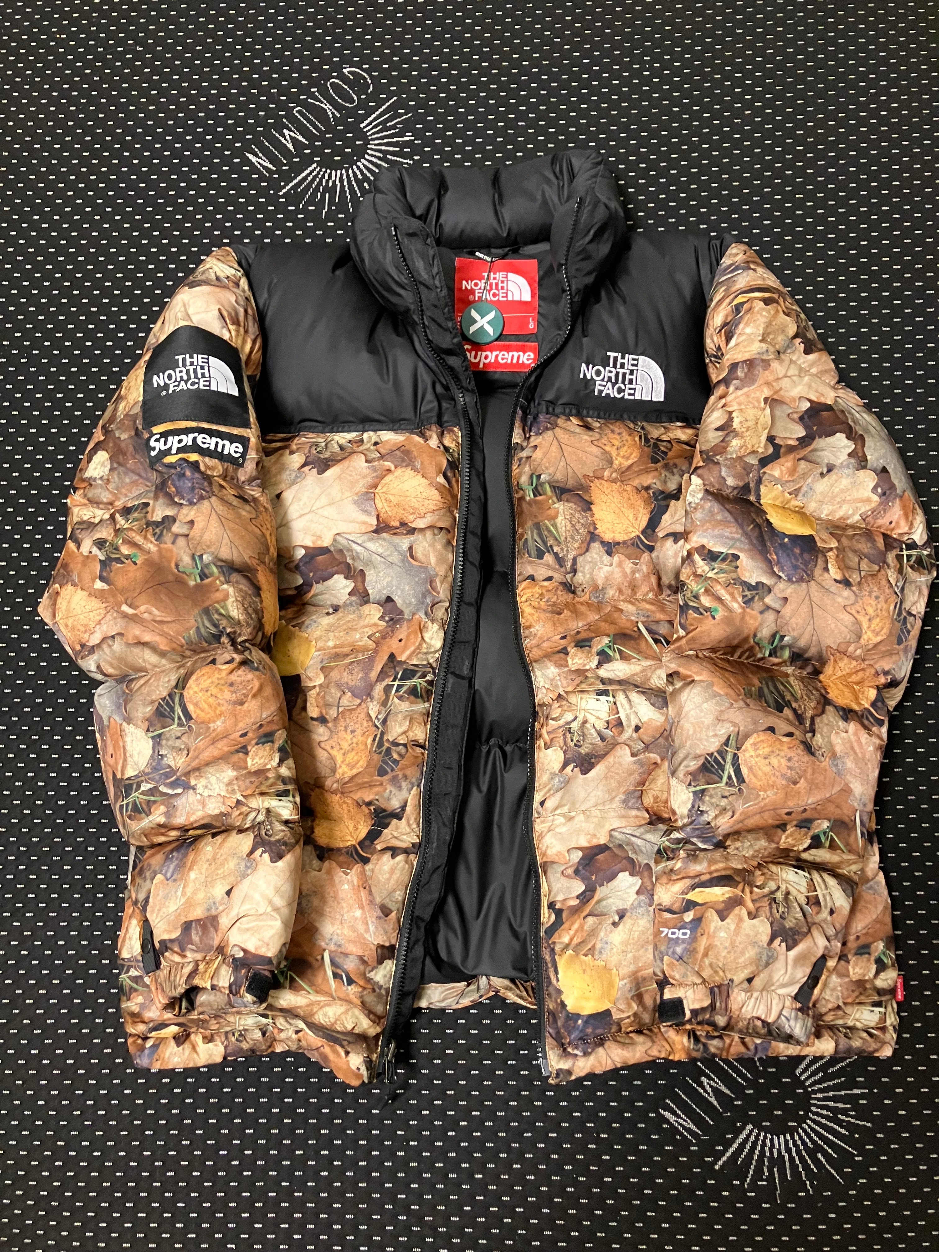 Supreme x The North Face Leaves Nuptse Jacket "Leaves"