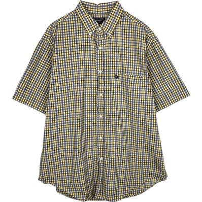 古着 00年代 ラルフローレン Ralph Lauren POLO JEANS COMPANY 半袖 ボタンダウン チェックシャツ メンズL相当/eaa633136