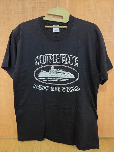 Supreme / Corteiz Rules The World Tee "Black"