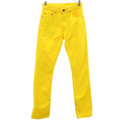 Levi's リーバイス 90s 日本製 オールド ストレートパンツ W26 イエロー
