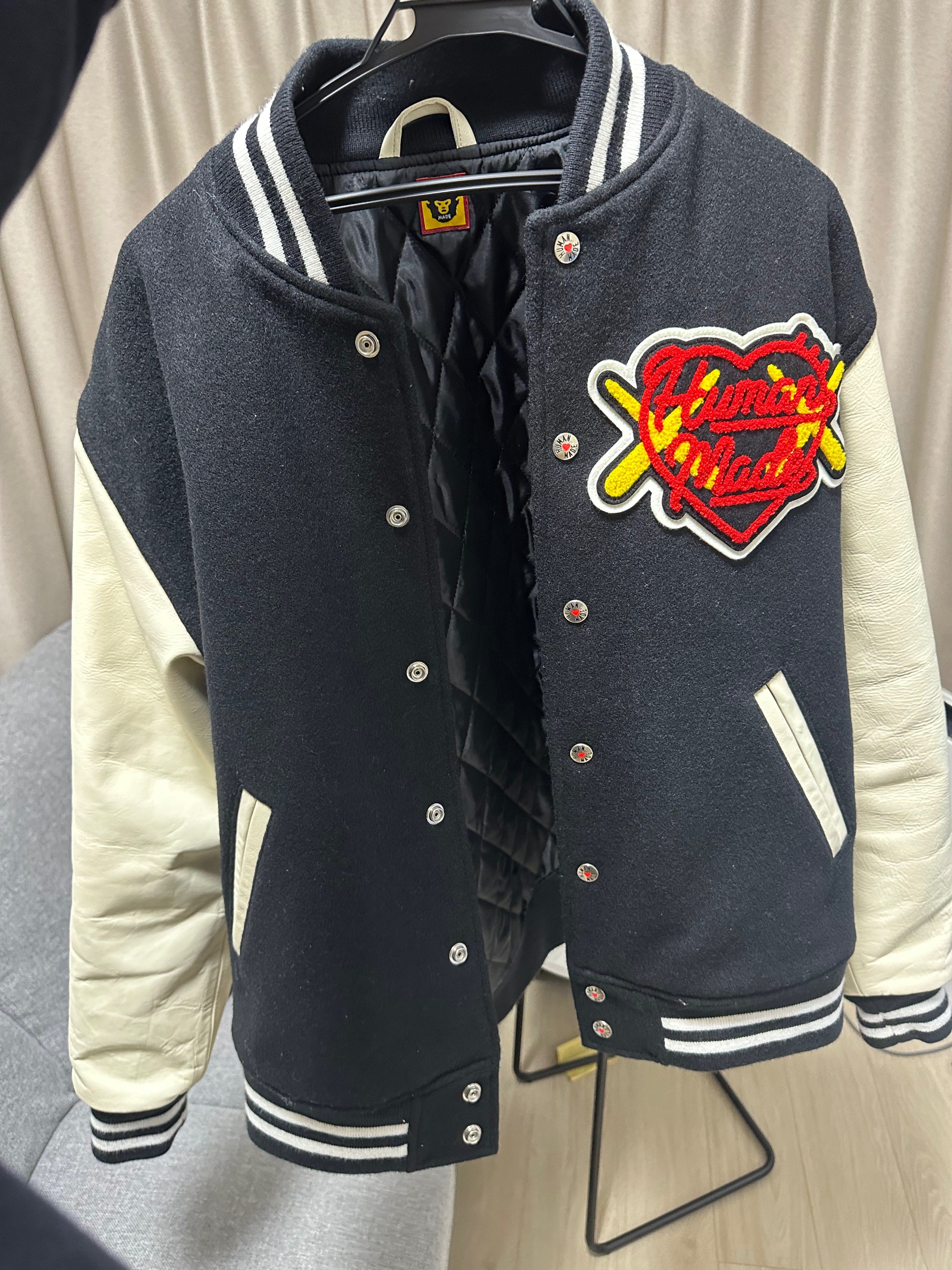 HUMAN MADE x KAWS Made Varsity Jacket #1 "Black"