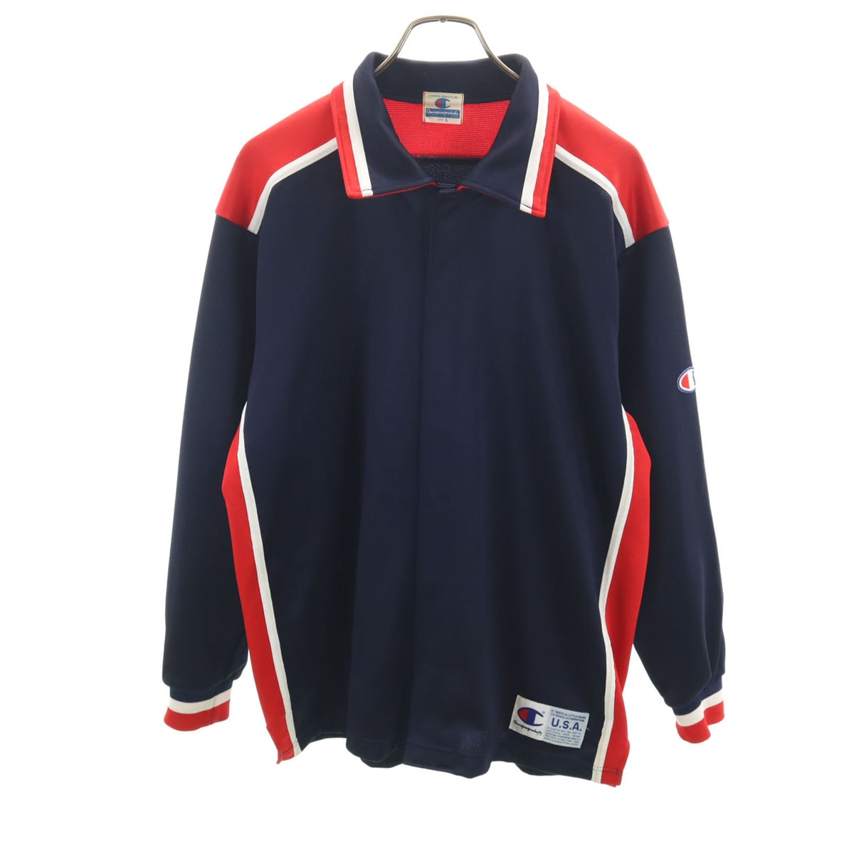 Champion products チャンピオンプロダクツ 90s オールド トラックジャケット L ネイビー ジャージ