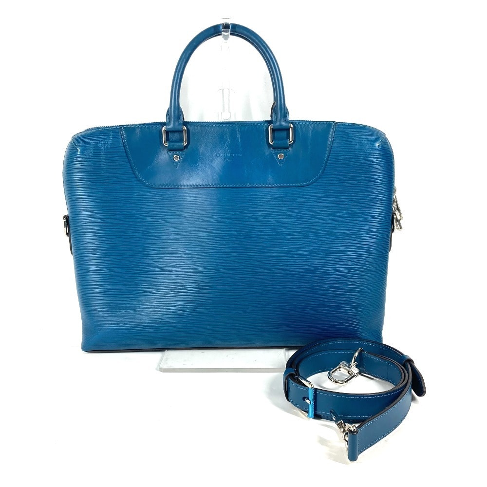 ルイヴィトン LOUIS VUITTON ポルト ドキュマン ジュール PDJ M50165 エピ 2WAYバッグ 書類バッグ ブリーフケース ハンドバッグ カバン ビジネスバッグ エピレザー ブルーセレスト ブルー