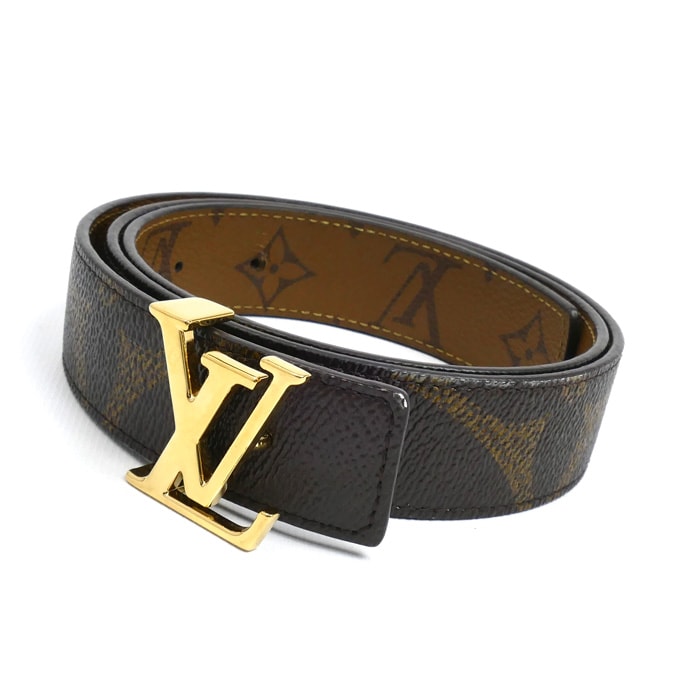 LOUIS VUITTON ルイ・ヴィトン LV アイコニック 30MM リバーシブル ベルト ブラウン M0149W レディース【中古】