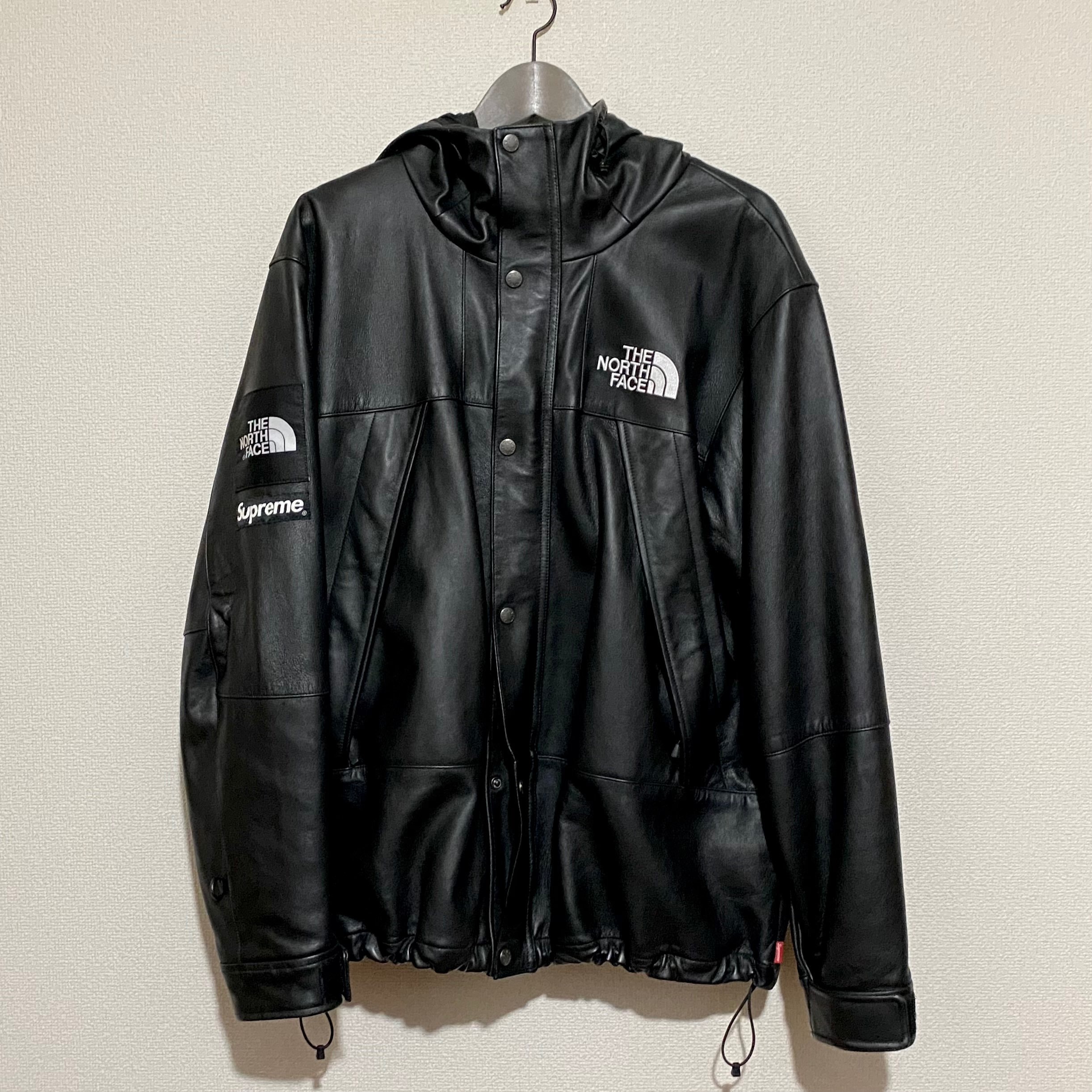 Supreme x The North Face Leather Mountain Parka "Black"