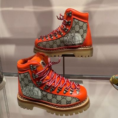 Gucci x The North Face Men's Boots "Beige Ebony"