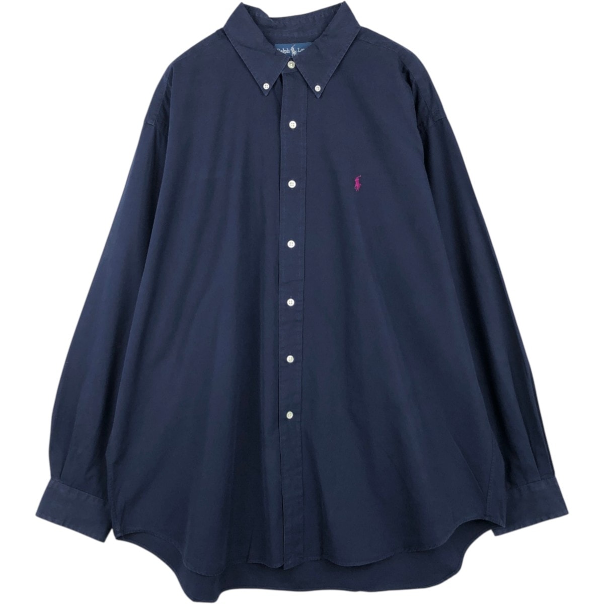 古着 ラルフローレン Ralph Lauren BLAKE 長袖 ボタンダウンシャツ メンズXL相当/eaa676950