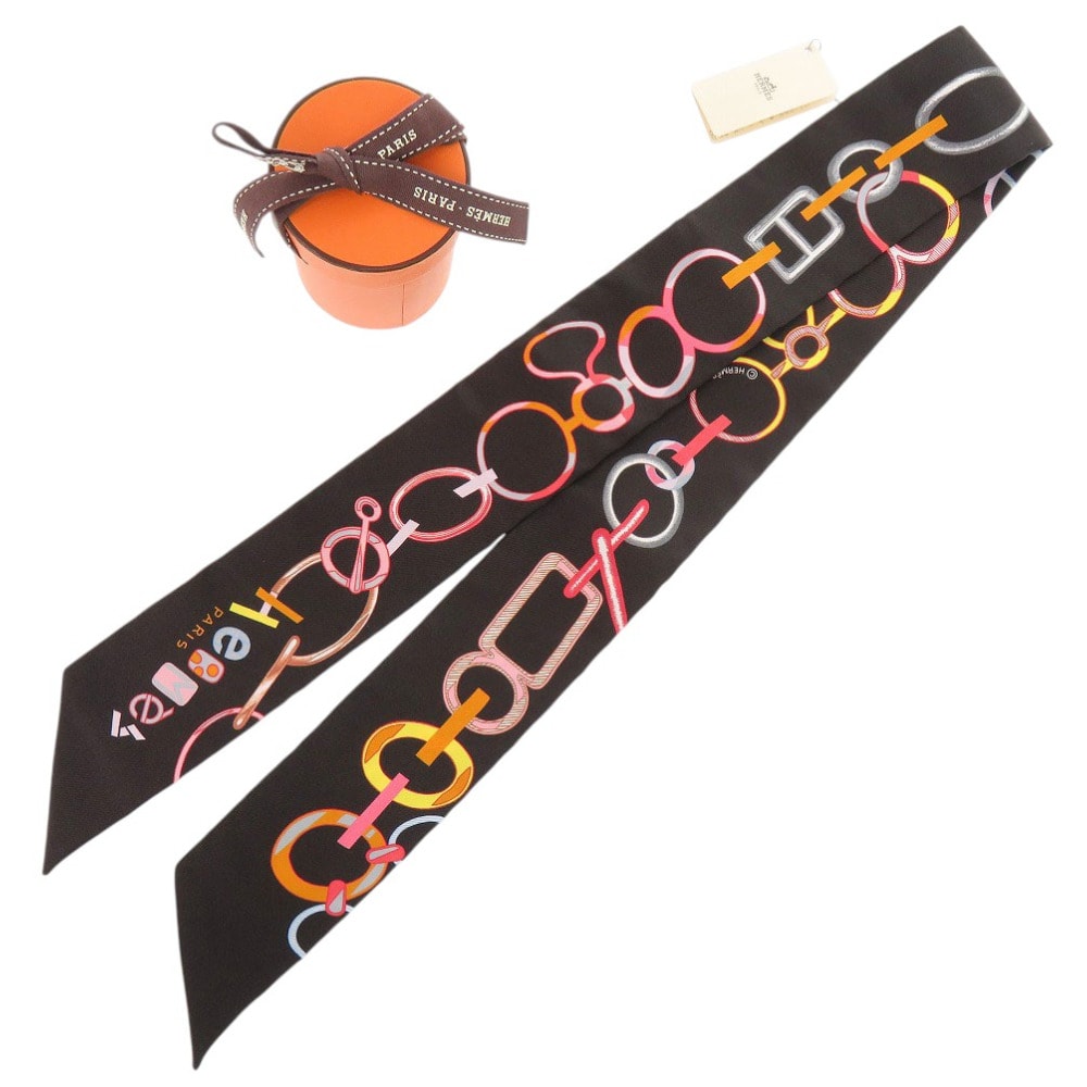 エルメス  ツイリー Do Re Boucles   シルク  ノ