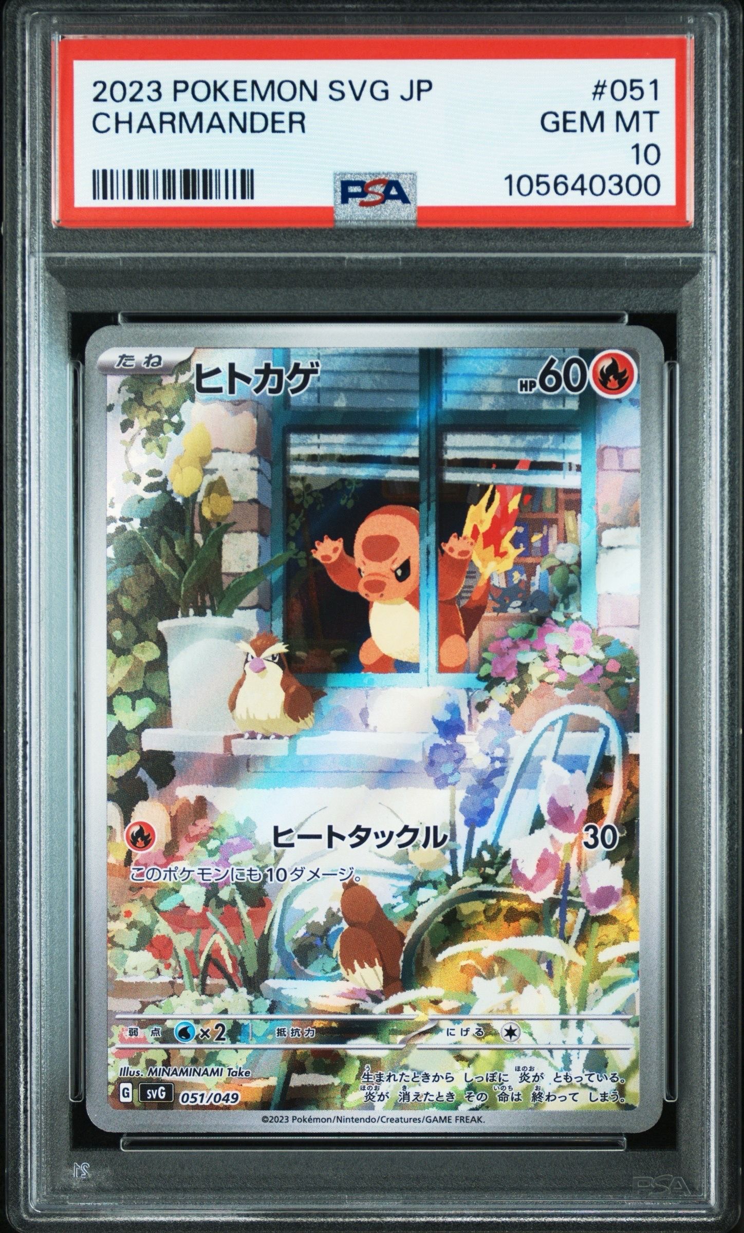 ヒトカゲ :フルイラスト [SVG 051/049](スペシャルデッキセットex「フシギバナ・リザードン・カメックス」)