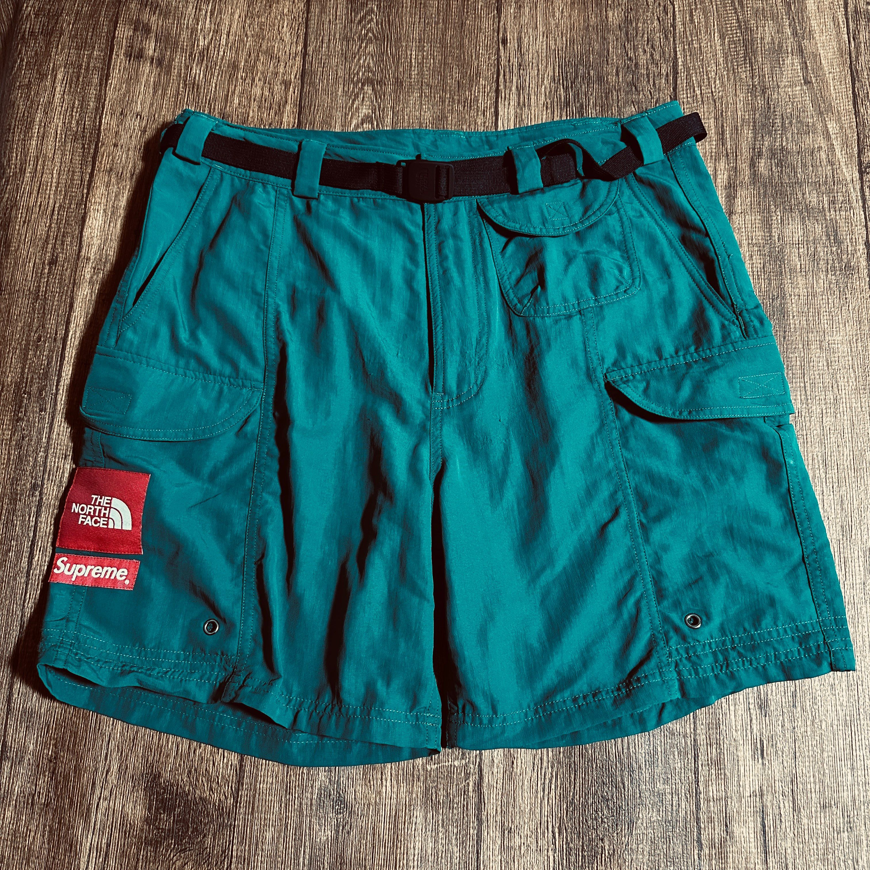 Supreme x The North Face Trekking Packable Belted Short "Ever Green"