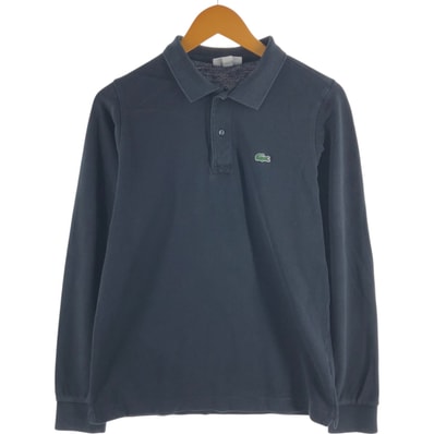 古着 ラコステ LACOSTE SLIM FIT 長袖 ポロシャツ 4 メンズM相当/eaa525980