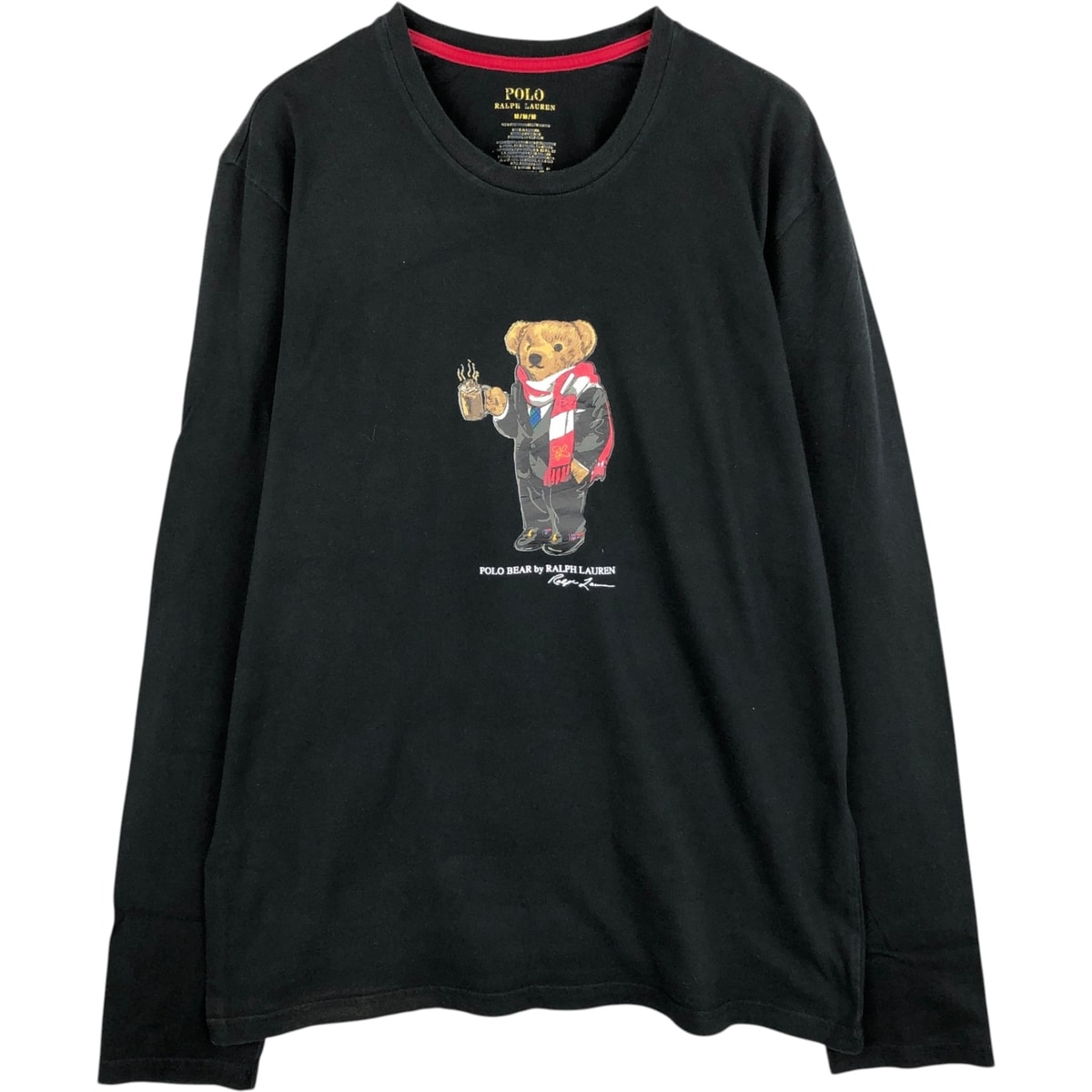 古着 ラルフローレン Ralph Lauren POLO RALPH LAUREN ポロベア ロングTシャツ ロンT メンズM相当/eaa631365