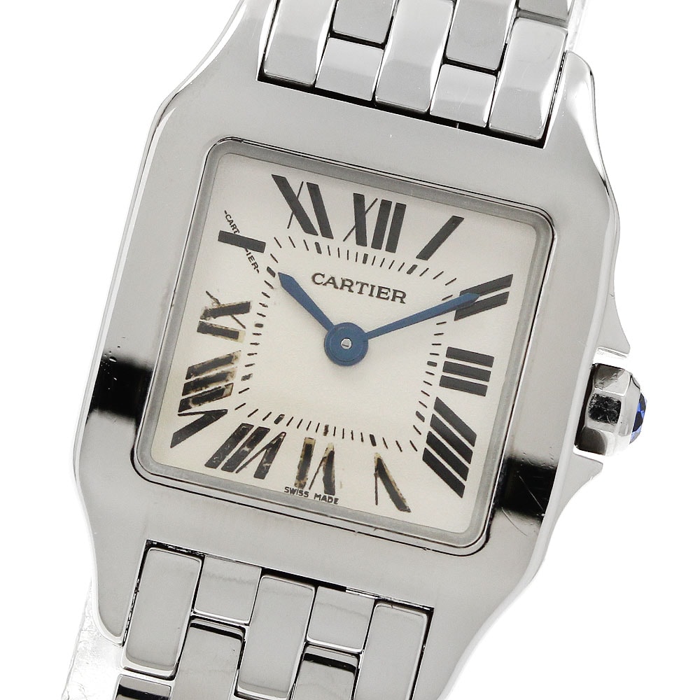 カルティエ サントスドゥモワゼル SM W25064Z5 レディース 【中古】