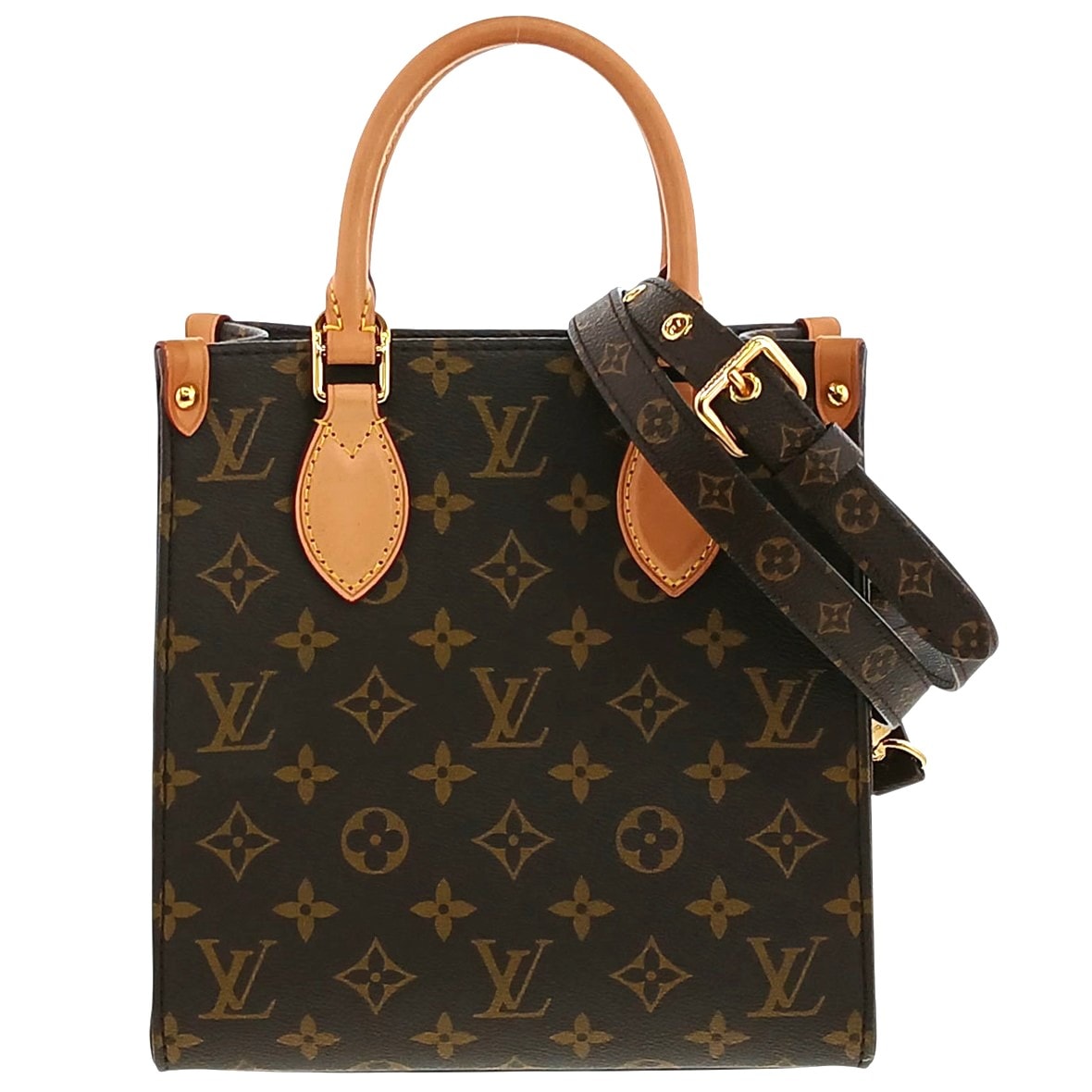 LOUIS VUITTON ルイ・ヴィトン サックプラ BB ハンドバッグ M46265 モノグラム ブラウン  レディース【中古】