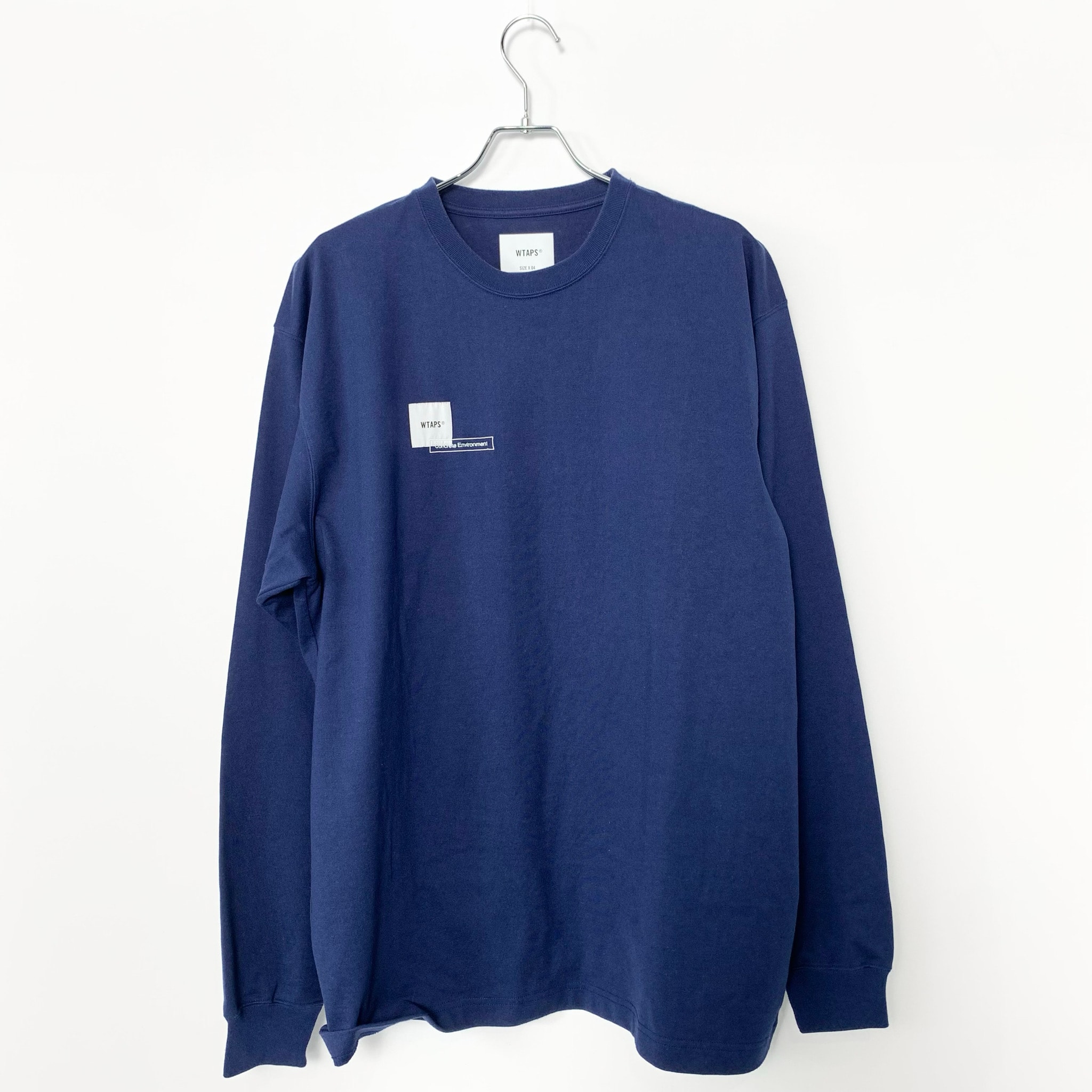 WTAPS 21SS HOME BASE LS TEE NAVY