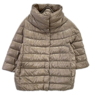 ヘルノ PI0043DIC120172600 ベージュ ナイロン Aminta-Iconico/イコニコ アミンタ ダウンジャケット 42