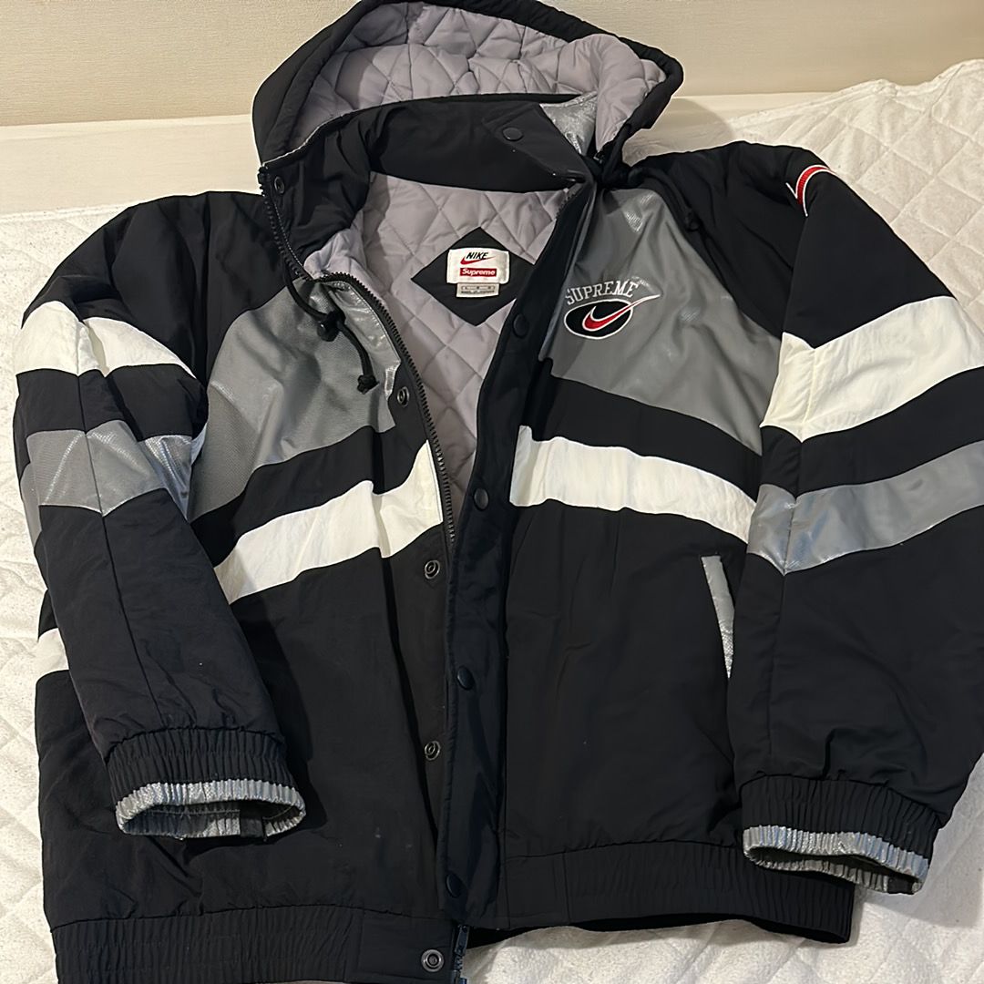 Supreme / Nike Hooded Sport Jacket "Silver"