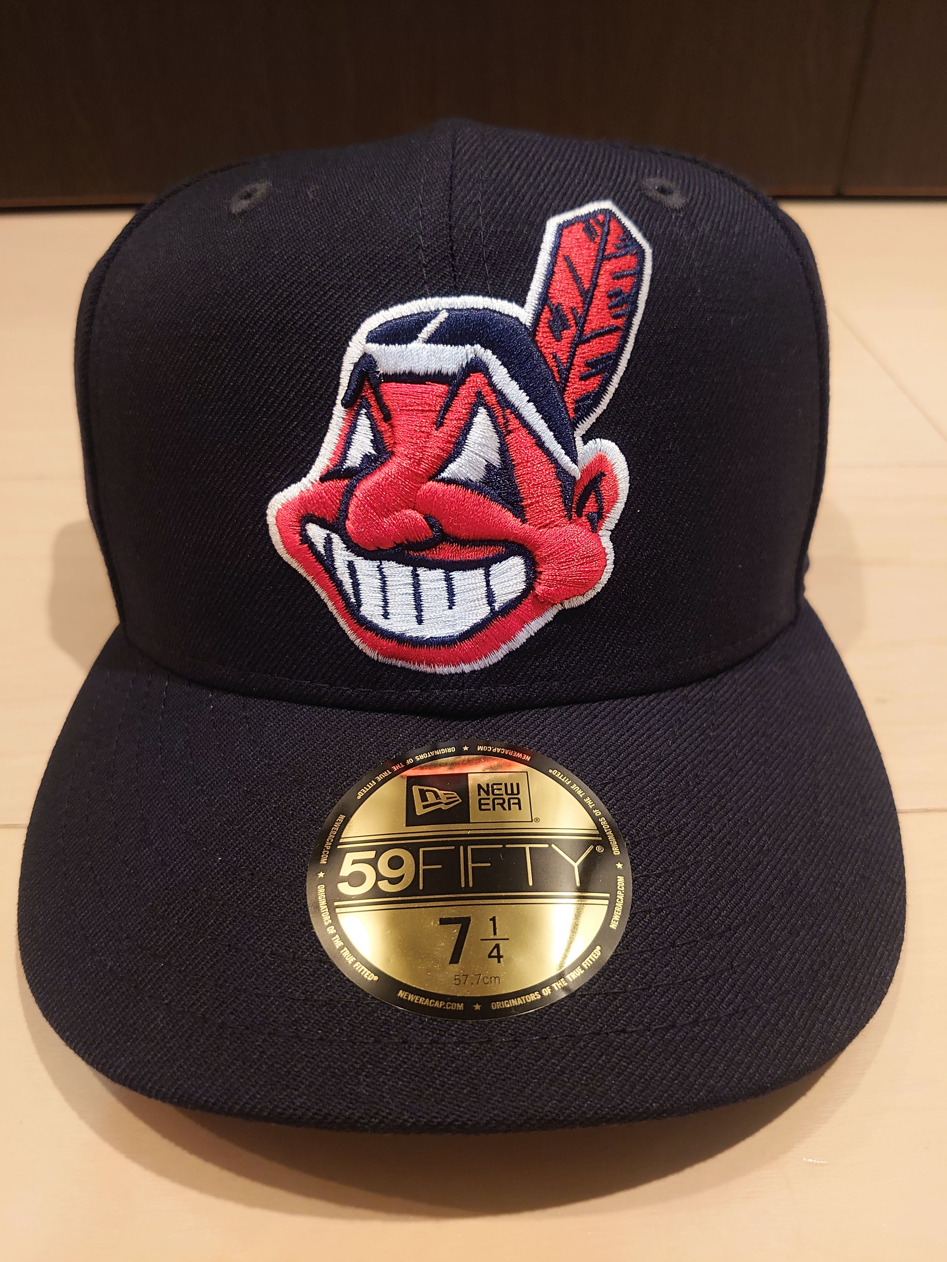 NEW ERA 59FIFTY INDIANS ネイビー