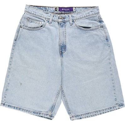 古着 90年代 リーバイス Levi's SILVER TAB シルバータブ BAGGY バギー デニムショーツ ハーフパンツ ジョーツ USA製 メンズw33相当 ヴィンテージ/eaa656898