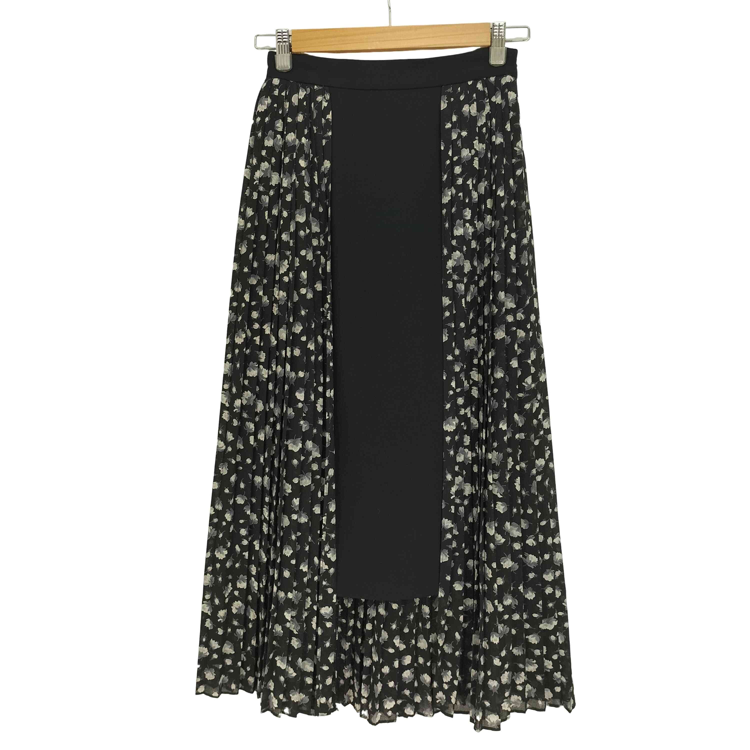 17AW DROP FLOWER PLEATS LAYERD SKIRT ドロップ フラワー プリーツ レイヤード スカート【1137821821206】